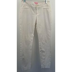 Lily Pulitzer Womans White Pants Size 4